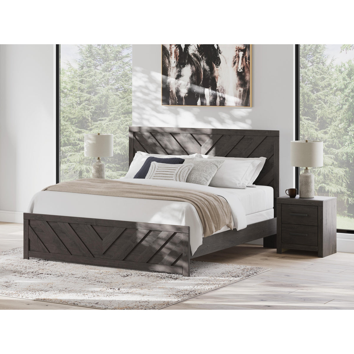 Signature Design by Ashley Prendonea B3789B8 King Panel Bed IMAGE 6