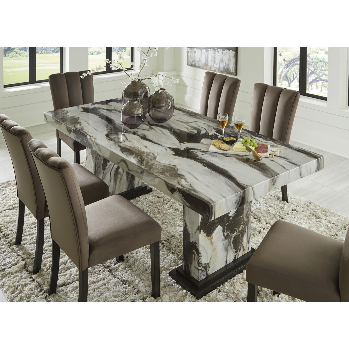 Signature Design by Ashley Jeshina D581D4 Dining Table IMAGE 5