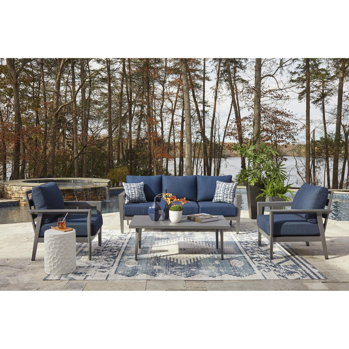 Signature Design by Ashley Gali P275-081 Sofa/Chairs/Table Set IMAGE 9