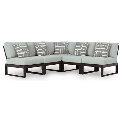 Signature Design by Ashley Beachloft P490P2 5 pc Outdoor Sectional IMAGE 1