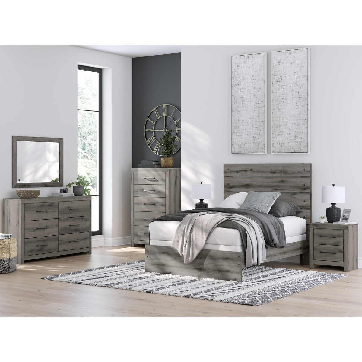 Signature Design by Ashley Graystorm PCB2405B13 Full Panel Bed IMAGE 8