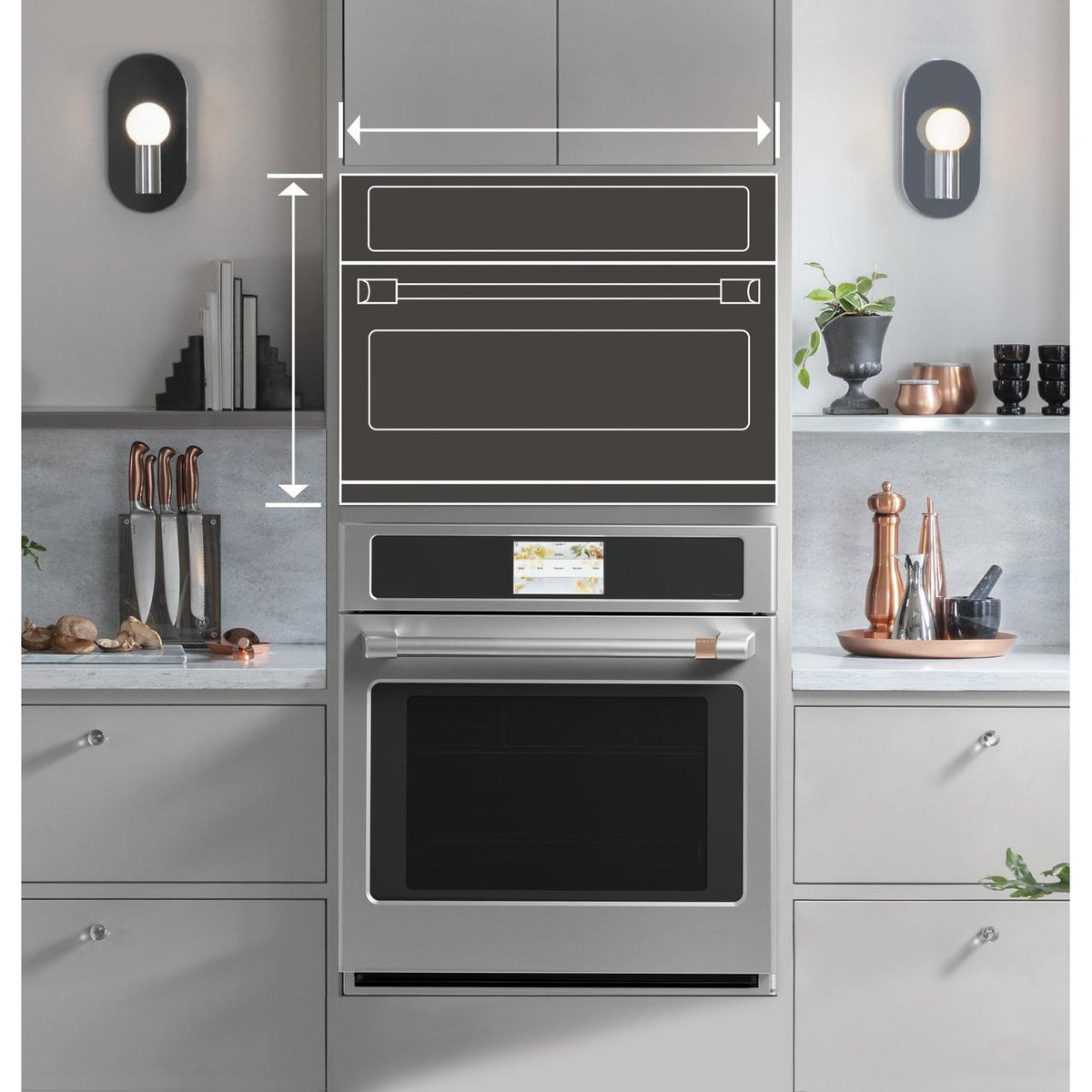 Café 30-inch, 1.7 cu. ft. Built-in Custom Speed Oven Five in One with 120V Advantium® Technology CSB913P2VS1 IMAGE 6