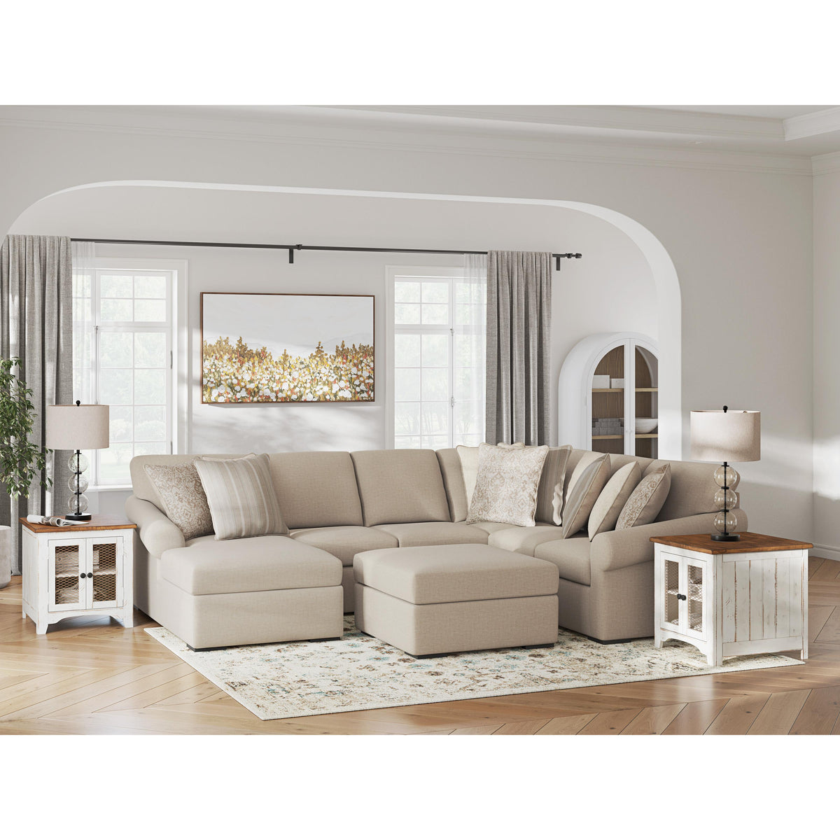 Benchcraft LadyMae 5940408 Oversized Accent Ottoman IMAGE 8