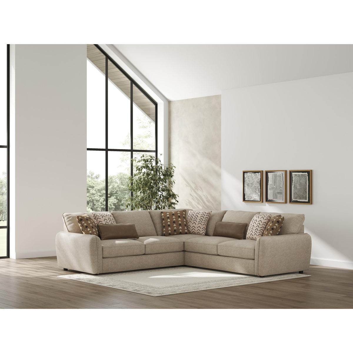 Benchcraft Seyler 61405S1 3 pc Sectional IMAGE 3