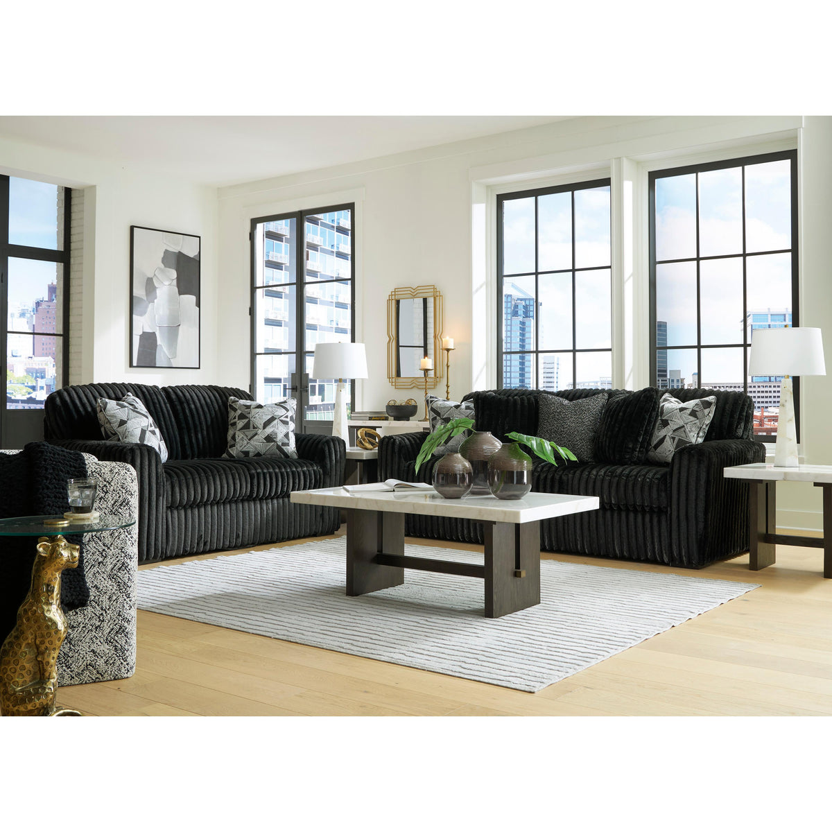 Signature Design by Ashley Midnight-Madness 9810335 Loveseat IMAGE 7