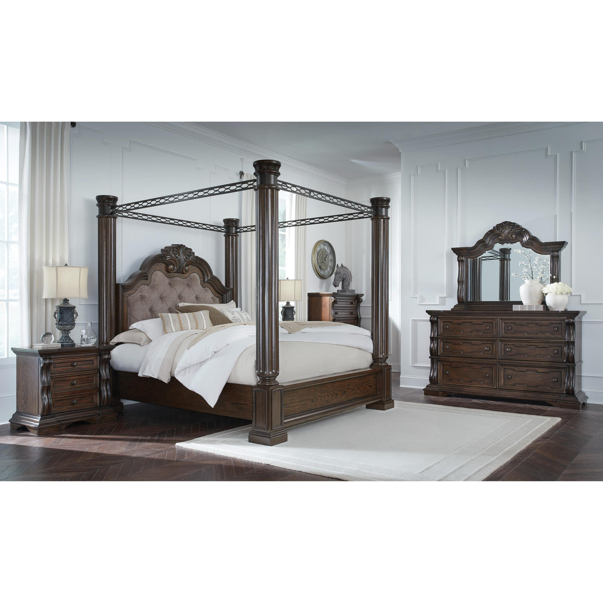 Signature Design by Ashley Maylee B947B11 California King Canopy Bed IMAGE 14