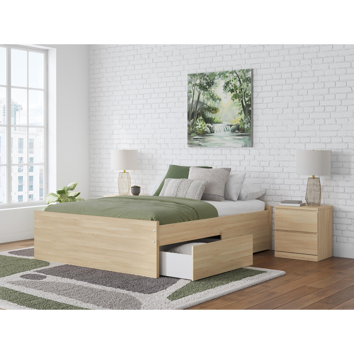 Signature Design by Ashley Onita EB9632B15 Queen Platform Bed with 2 Side Storage IMAGE 7