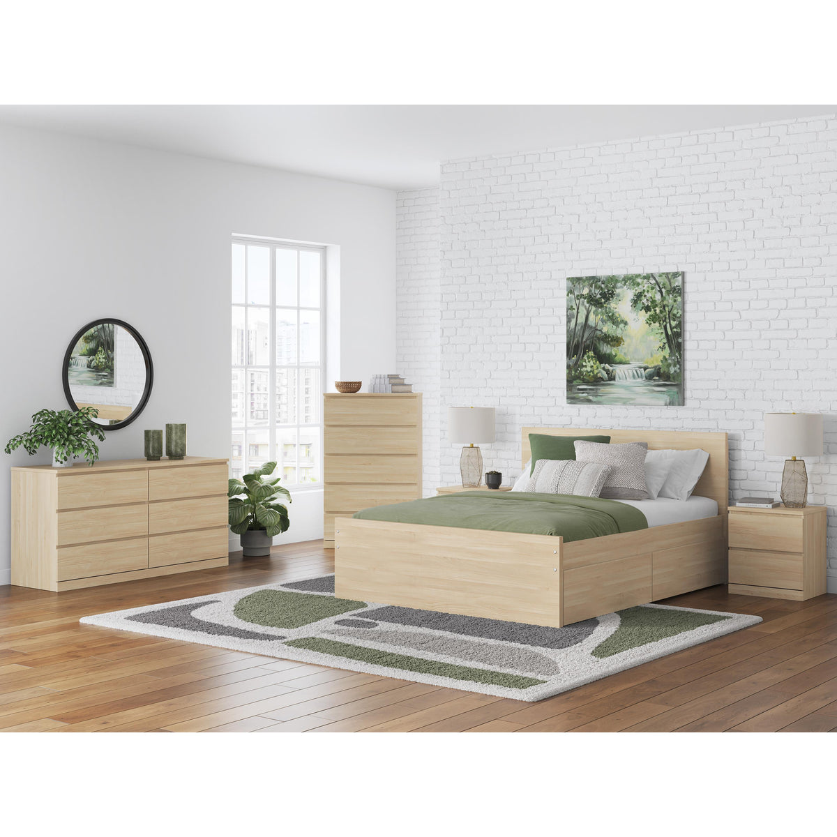 Signature Design by Ashley Onita EB9632B17 Full Panel Platform Bed with 2 Side Storage IMAGE 8