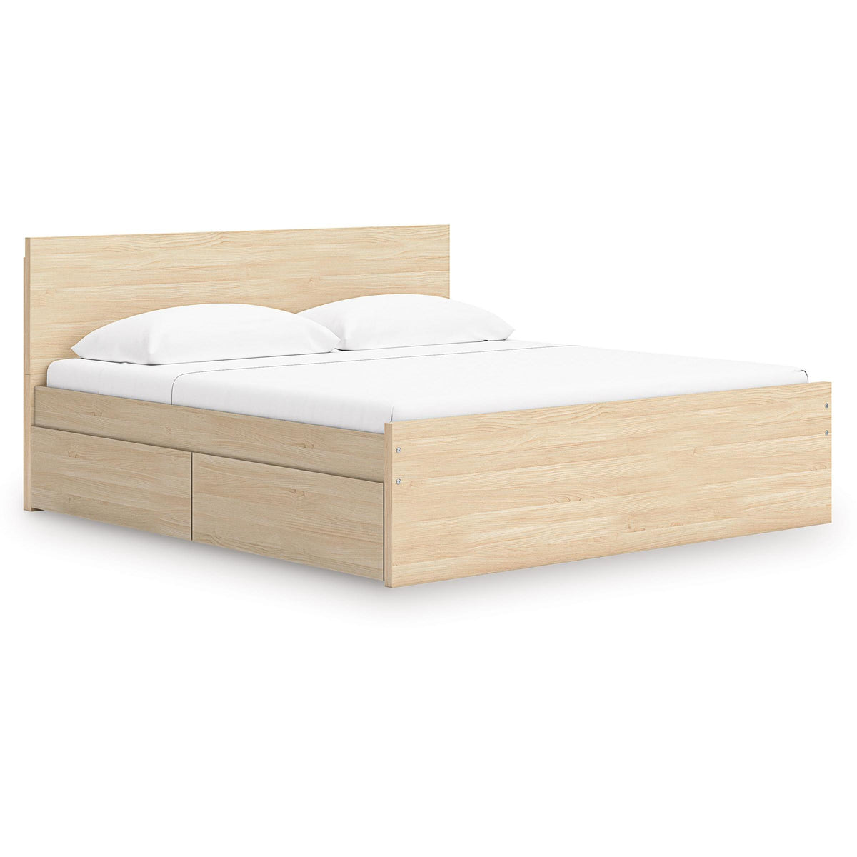Signature Design by Ashley Onita EB9632B18 Queen Panel Platform Bed with 2 Side Storage IMAGE 1