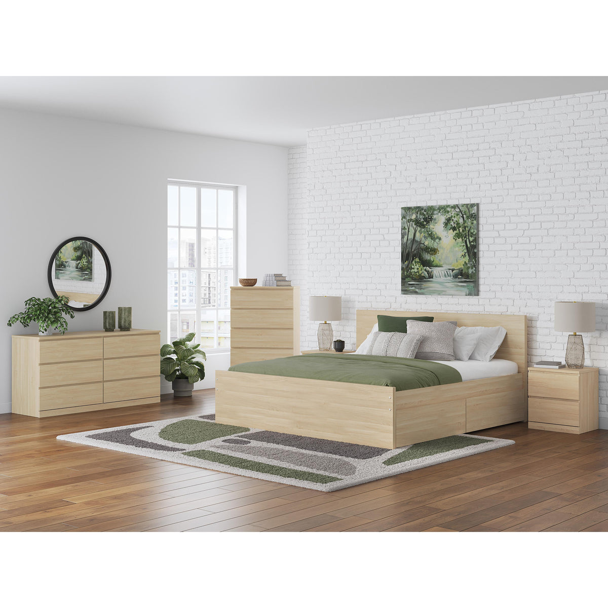 Signature Design by Ashley Onita EB9632B18 Queen Panel Platform Bed with 2 Side Storage IMAGE 9
