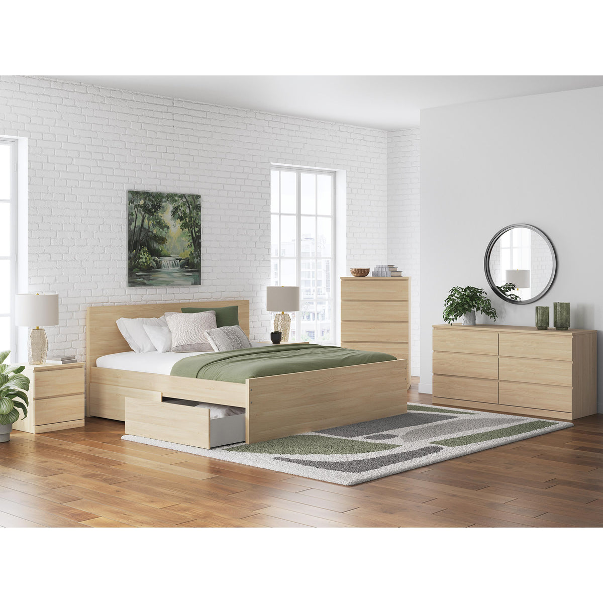 Signature Design by Ashley Onita EB9632B23 King Panel Platform Bed with Storage IMAGE 9