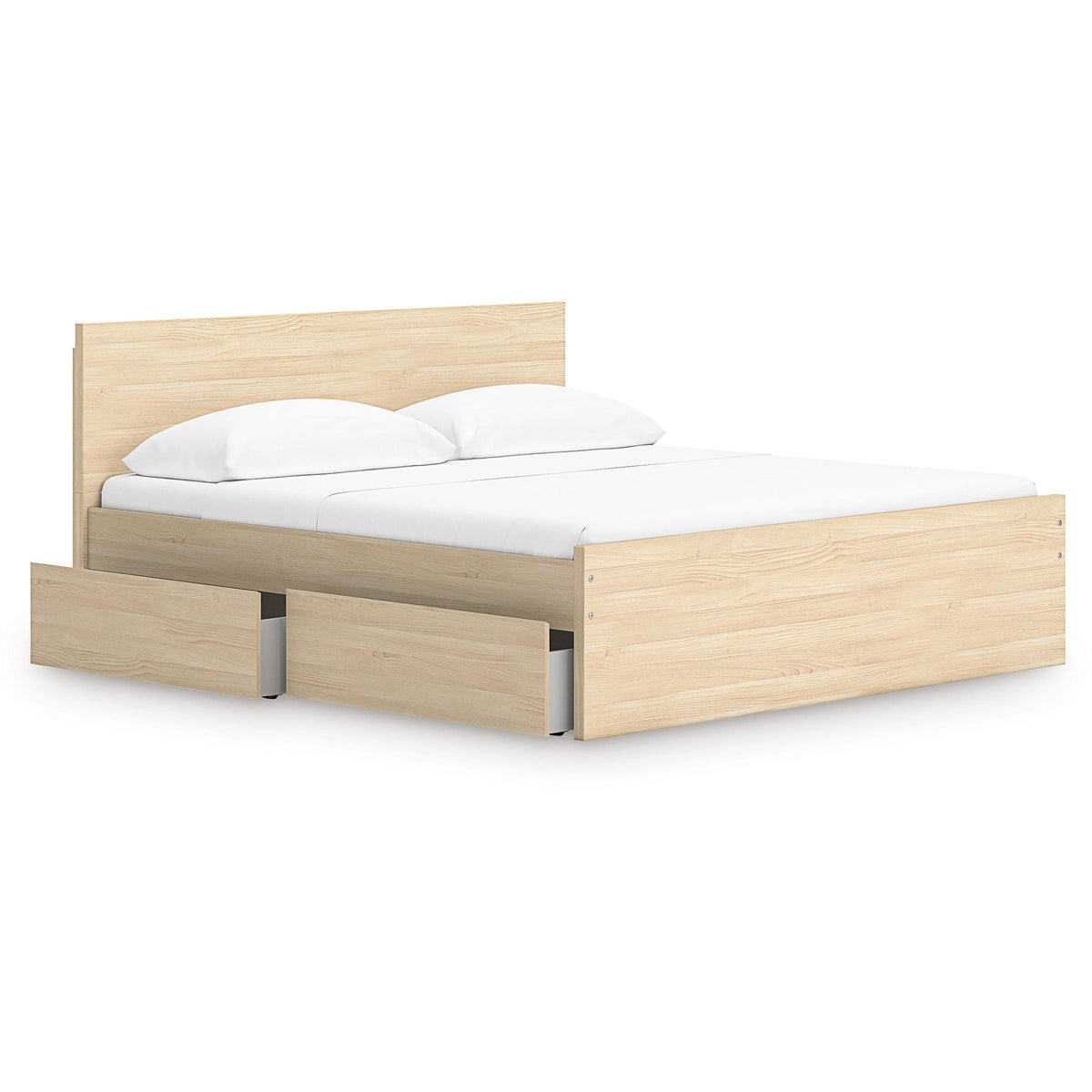 Signature Design by Ashley Onita EB9632B24 King Panel Platform Bed with 2 Side Storage IMAGE 2