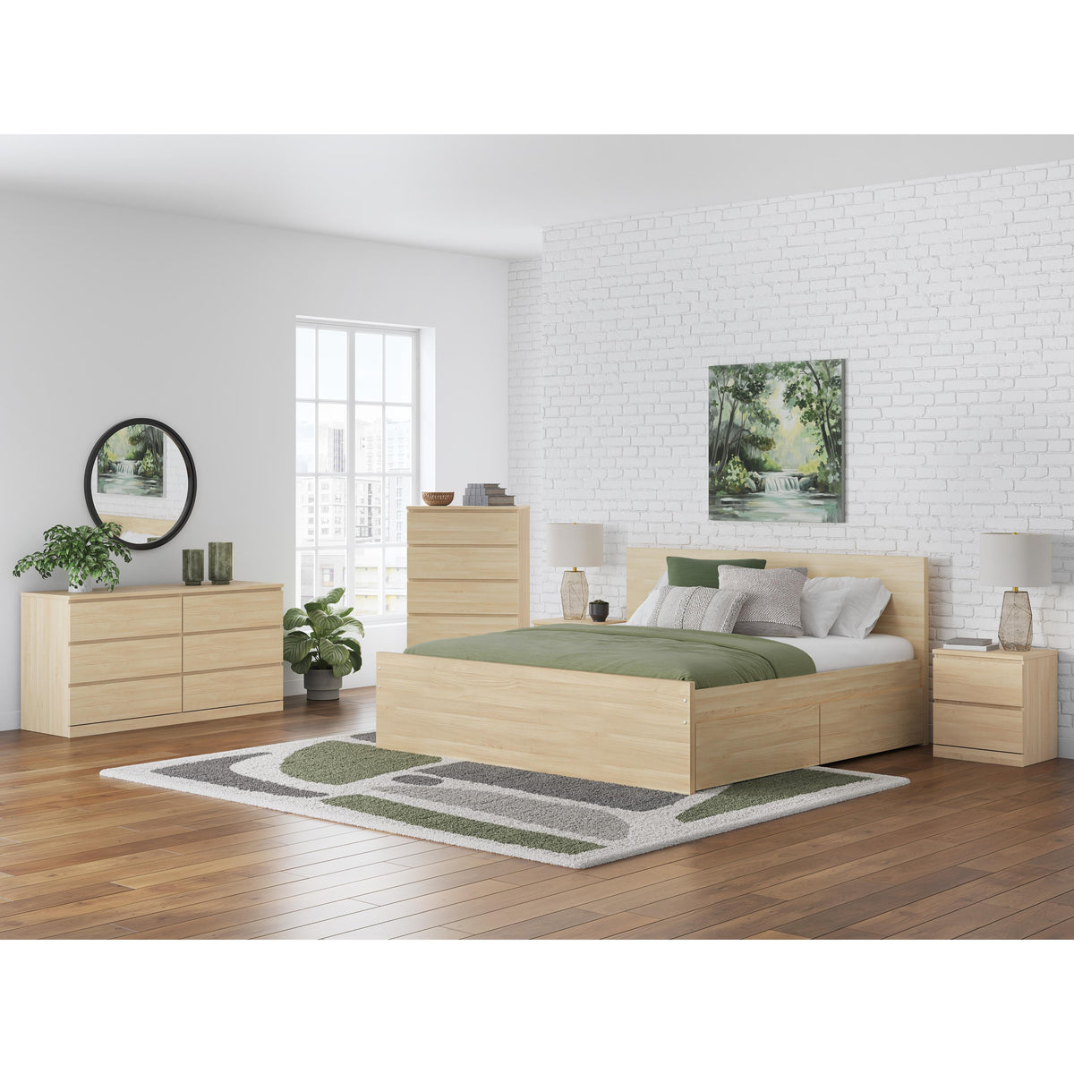 Signature Design by Ashley Onita EB9632B24 King Panel Platform Bed with 2 Side Storage IMAGE 8