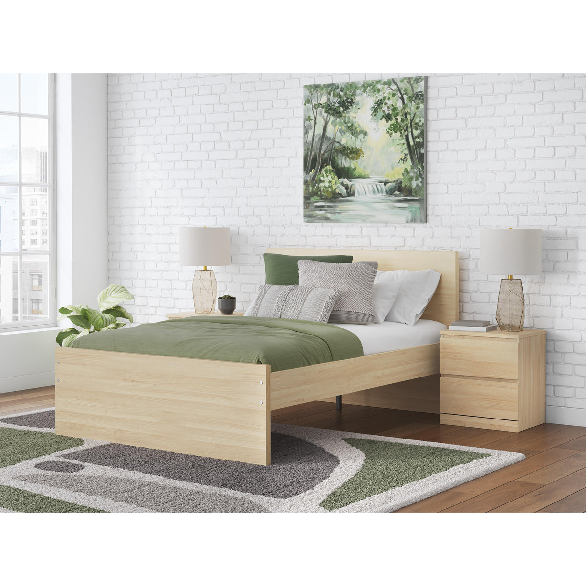 Signature Design by Ashley Onita EB9632B5 Full Panel Platform Bed IMAGE 5