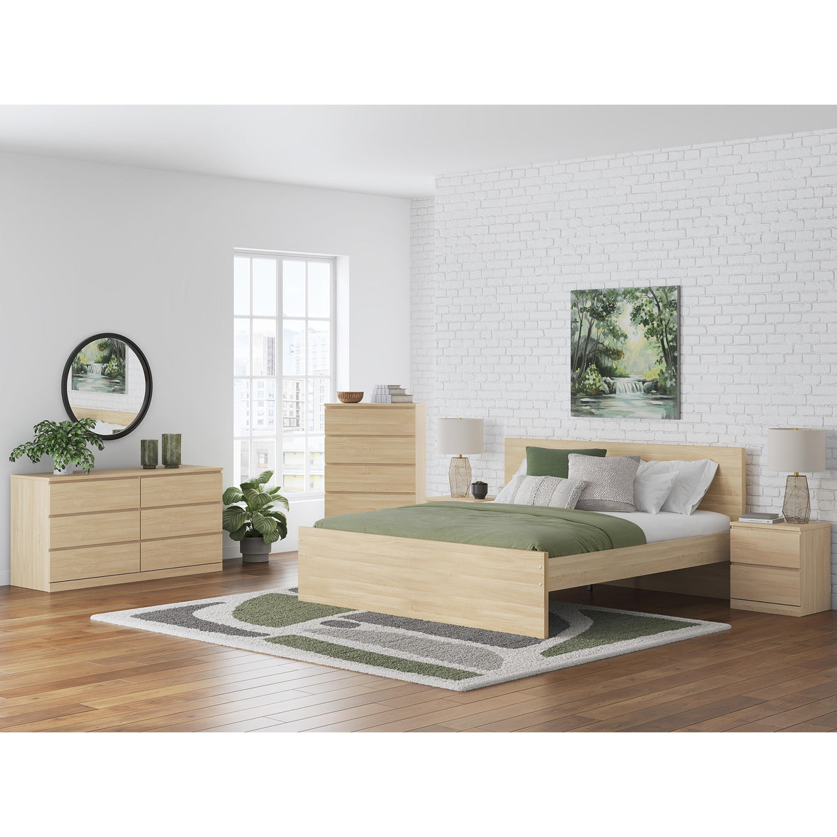 Signature Design by Ashley Onita EB9632B6 Queen Panel Platform Bed IMAGE 8