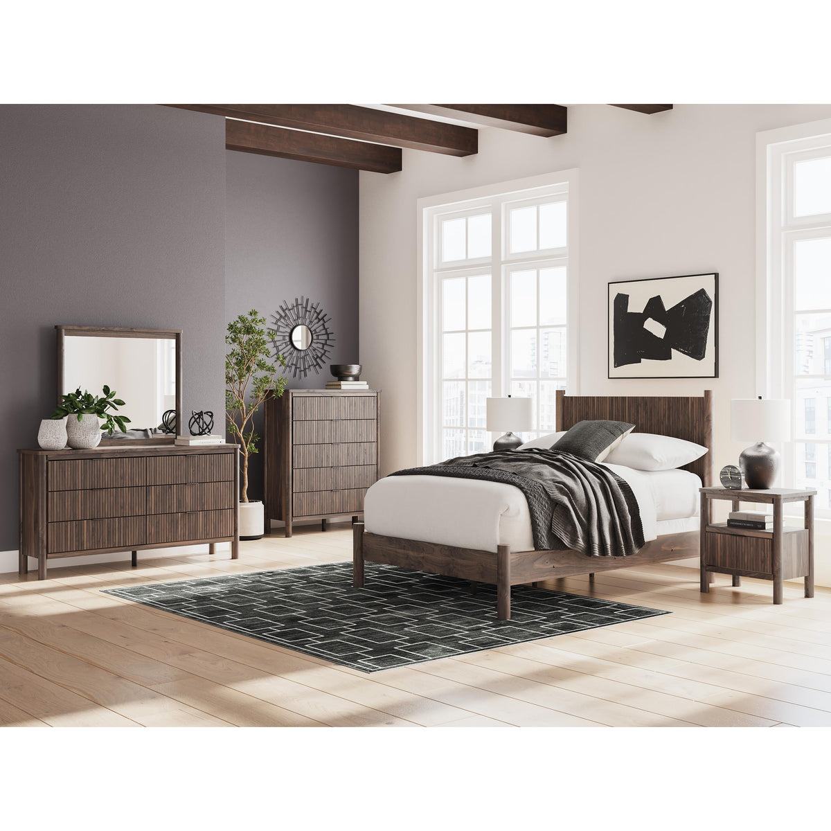 Signature Design by Ashley Pamytta PCB2614B16 Full Panel Bed IMAGE 6