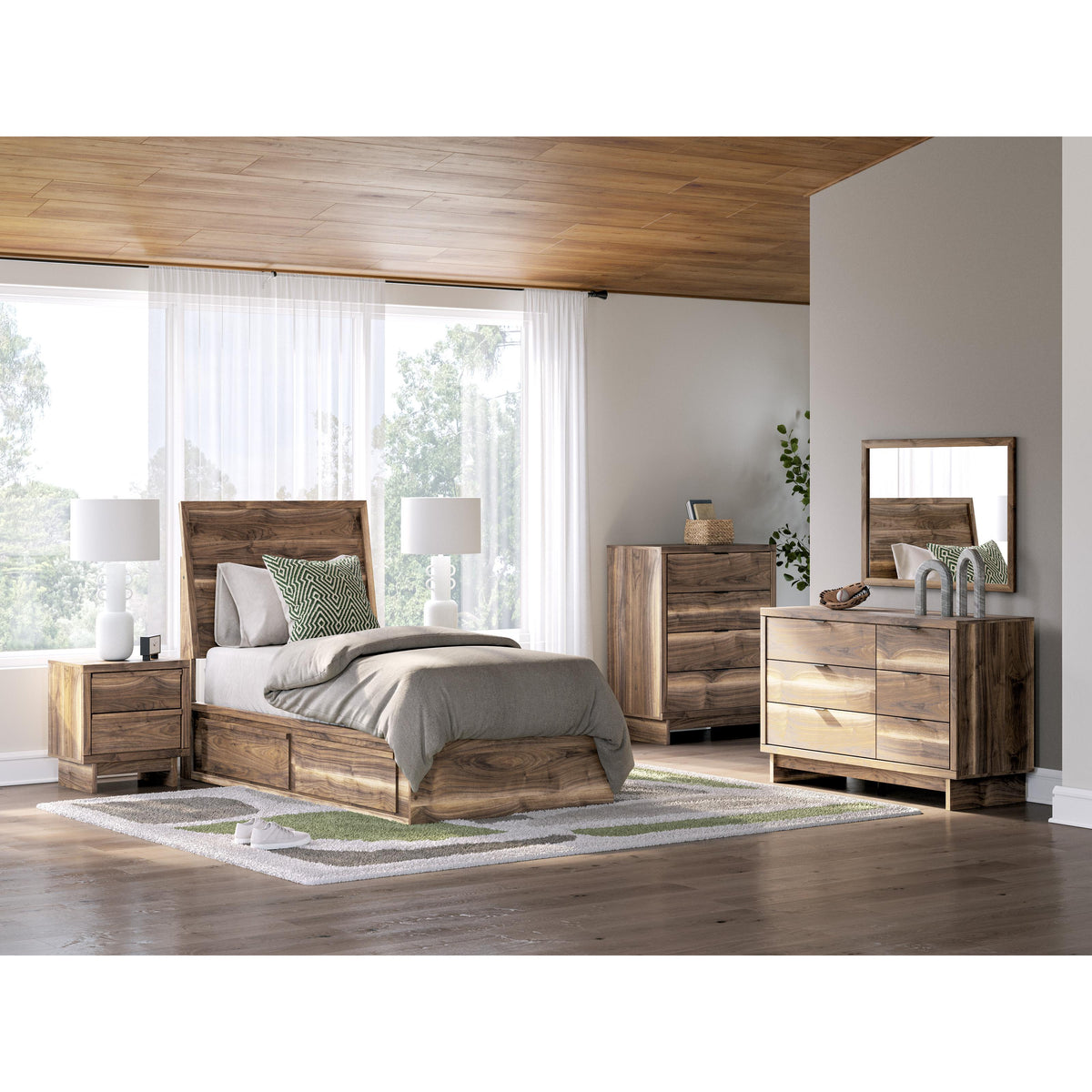 Signature Design by Ashley Chirason PCB3367B27 Twin Panel Bed with Storage IMAGE 9