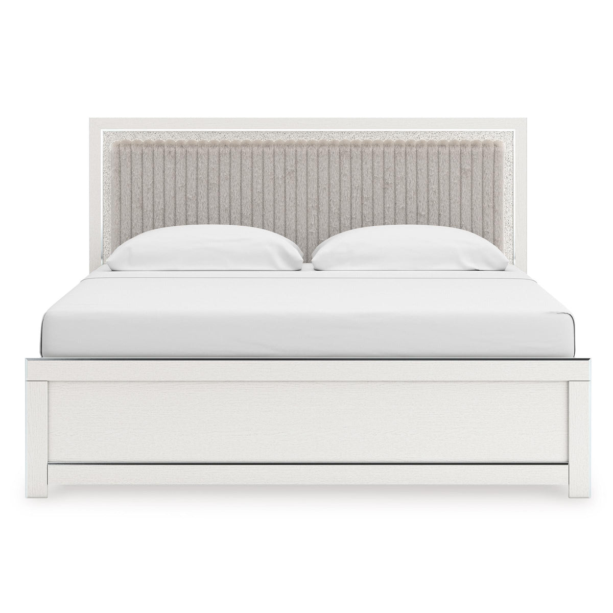 Signature Design by Ashley Zuraleus PCB3381B10 King Upholstered Panel Bed IMAGE 2