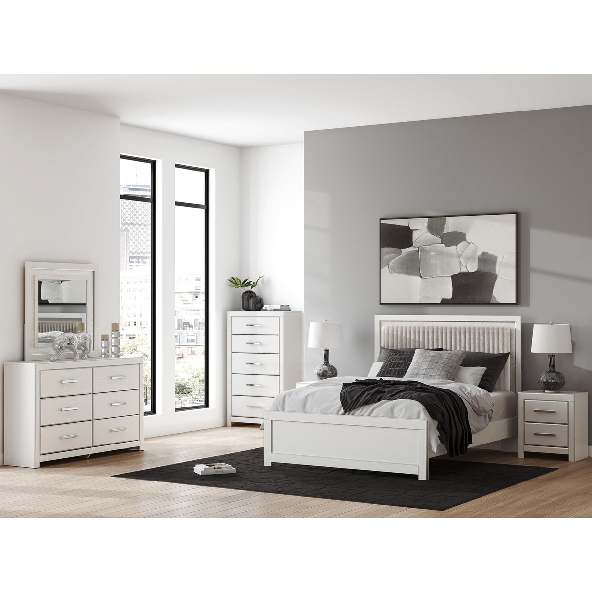 Signature Design by Ashley Zuraleus PCB3381B2 Queen Upholstered Panel Bed IMAGE 7