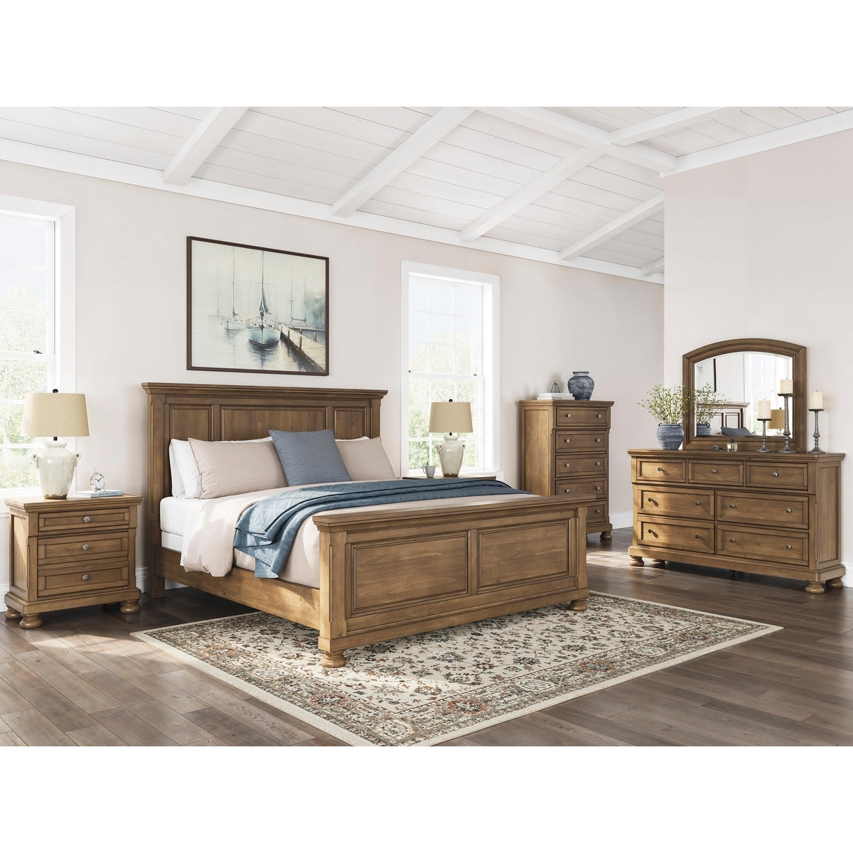Signature Design by Ashley Feddinger PCB779B7 California King Panel Bed IMAGE 8