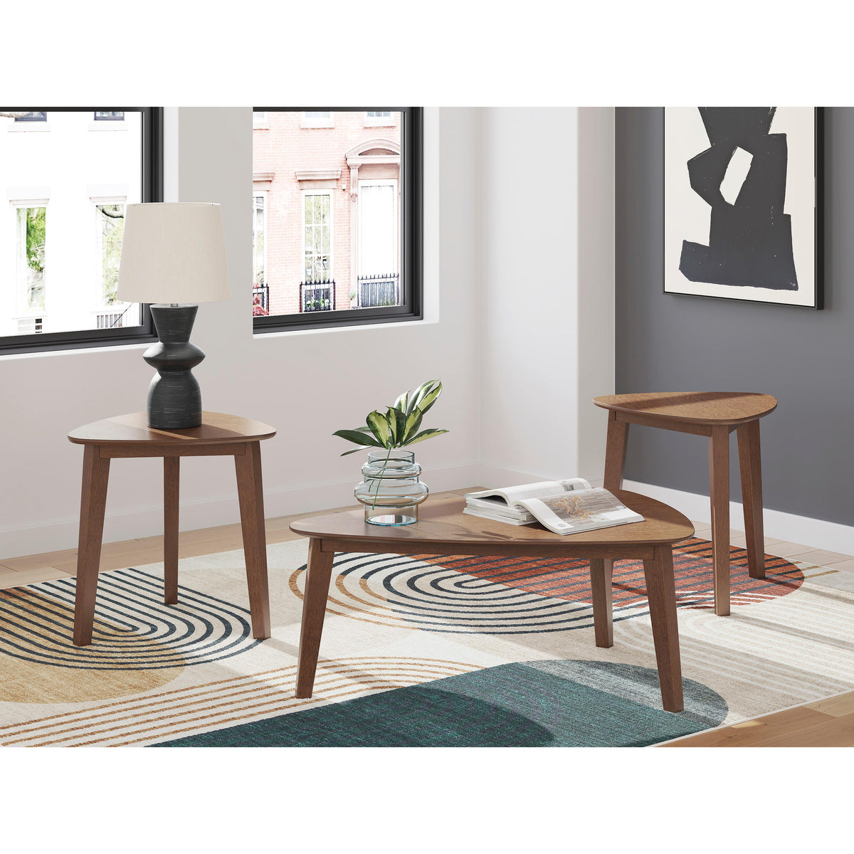 Signature Design by Ashley Lyncott T135-13 Occasional Table Set IMAGE 10