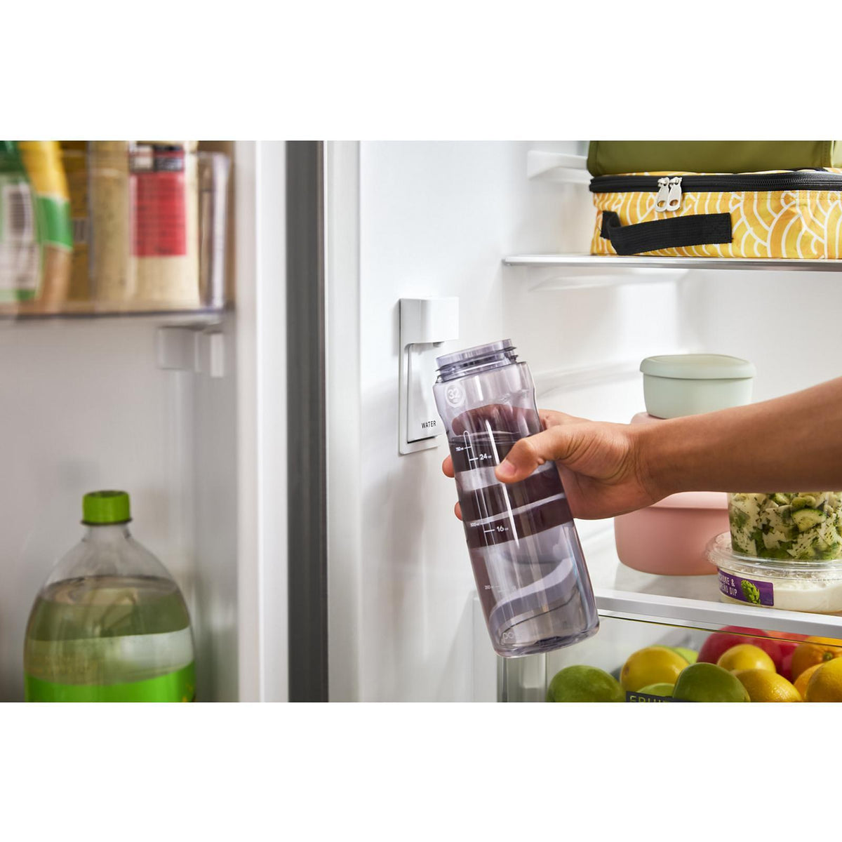 Whirlpool 36-inch, 31 cu. ft. Freestanding French 3- Door Refrigerator with Internal Water Dispenser WRFF3336SZ IMAGE 11