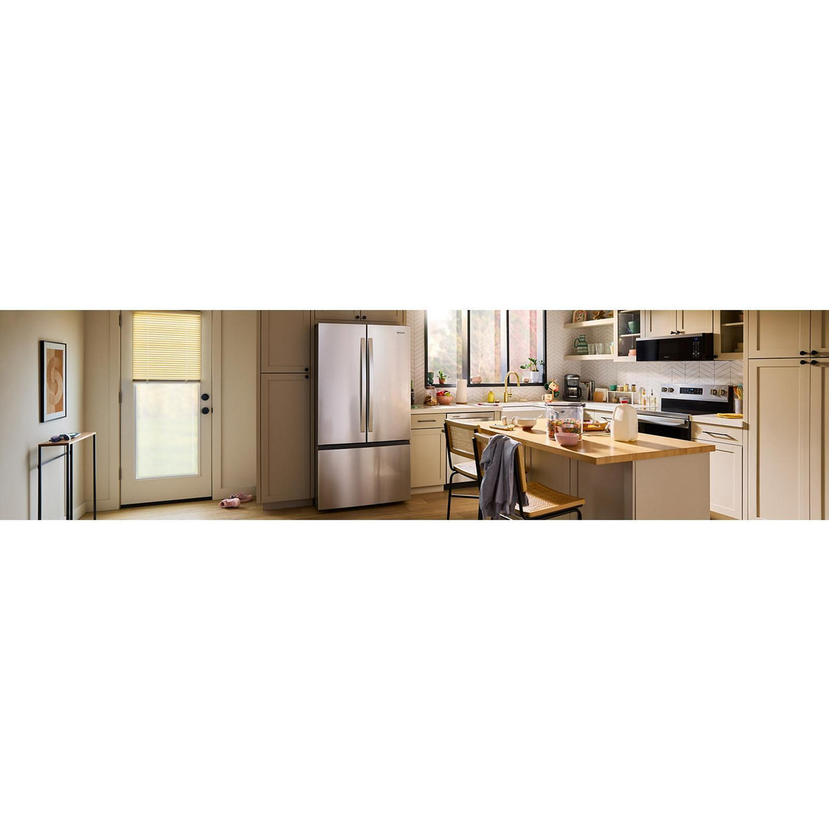 Whirlpool 36-inch, 31 cu. ft. Freestanding French 3- Door Refrigerator with Internal Water Dispenser WRFF3336SZ IMAGE 20
