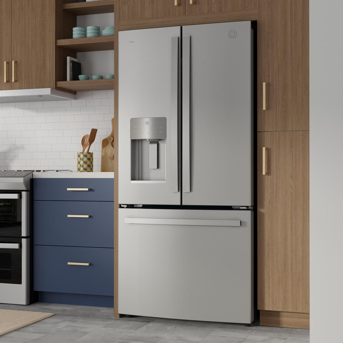 GE Profile 33-inch, 23.8 cu. Ft. French 3-door refrigerator PFE24HYRCFS IMAGE 13