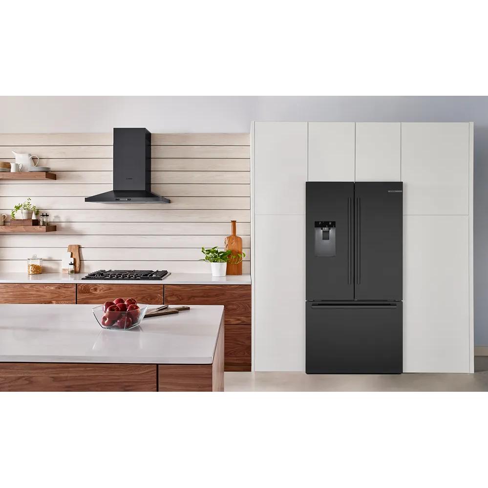 Bosch 36-inch, 21.6 cu. ft. Counter-Depth French 3-Door Refrigerator with Water and Ice Dispensing System B36CD52SNB IMAGE 17