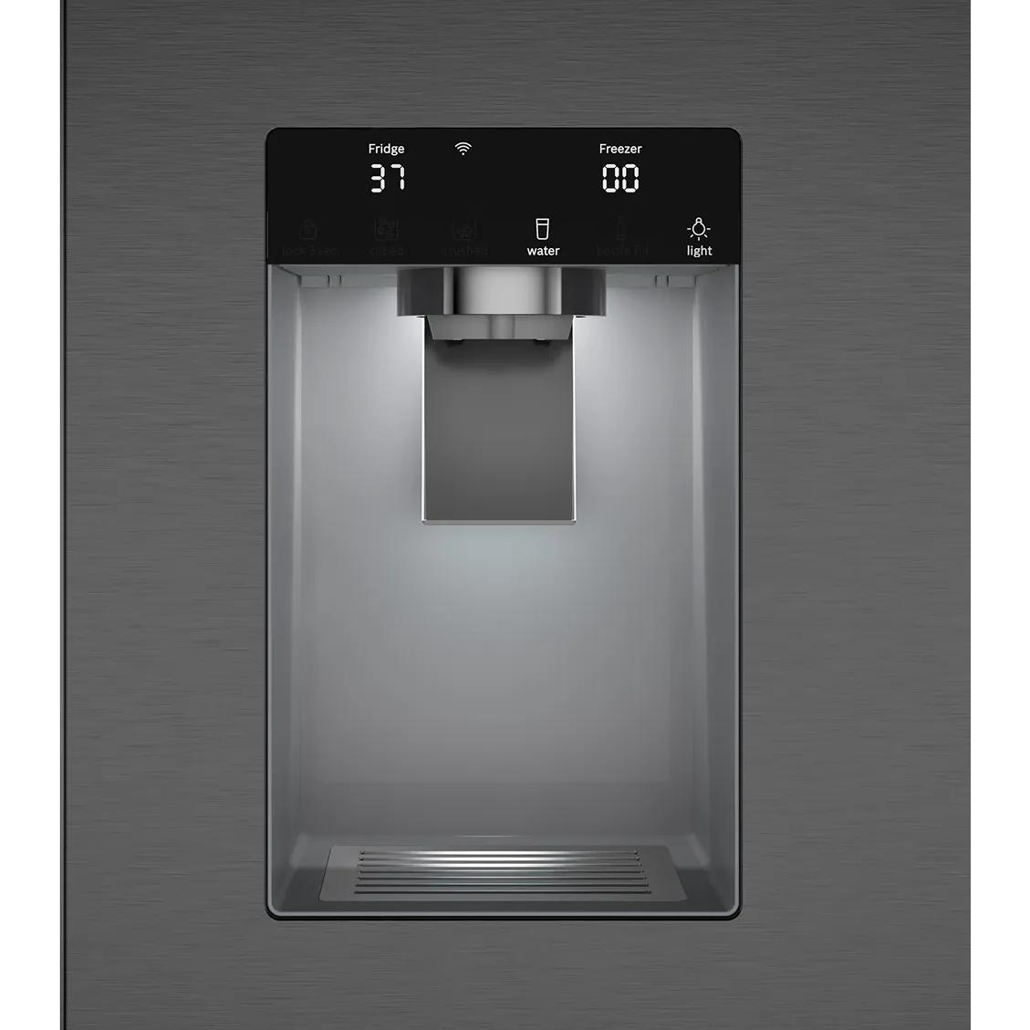 Bosch 36-inch, 21.6 cu. ft. Counter-Depth French 3-Door Refrigerator with Water and Ice Dispensing System B36CD52SNB IMAGE 6