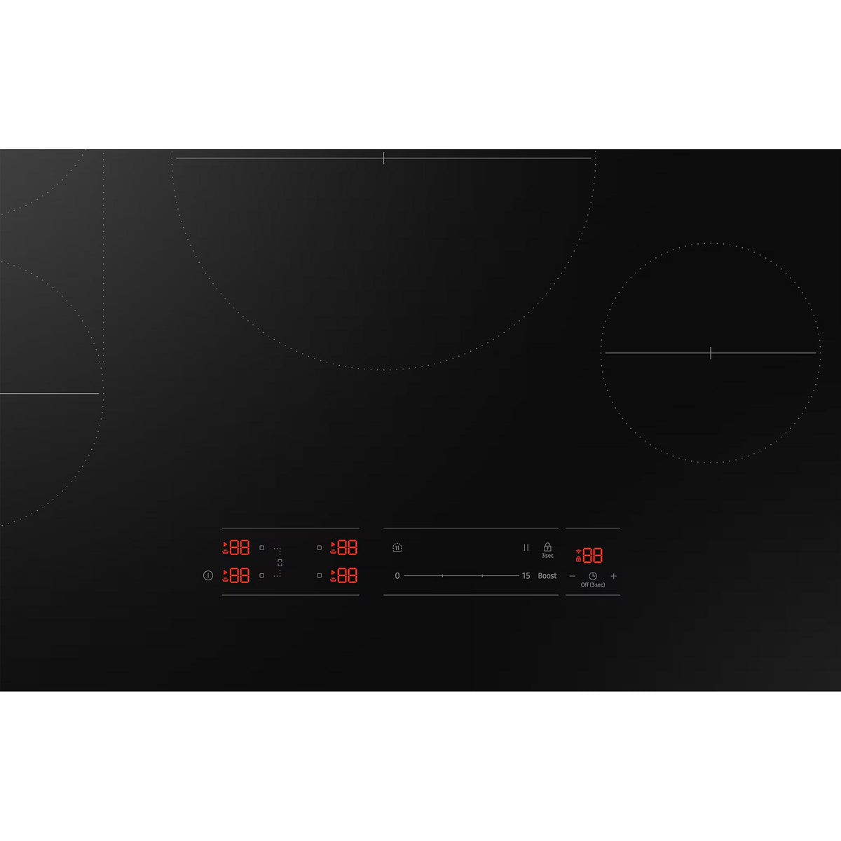 Samsung 30-Inch 4-Element Smart Induction Cooktop with Digital Touch Controls CC70F30S2DAA IMAGE 6