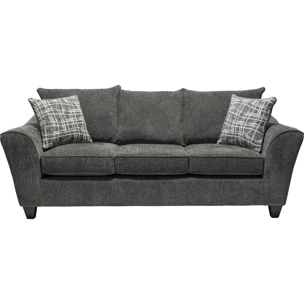 Minhas Furniture Stationary Fabric Sofa 1075 Sofa - Captive Dusk IMAGE 1