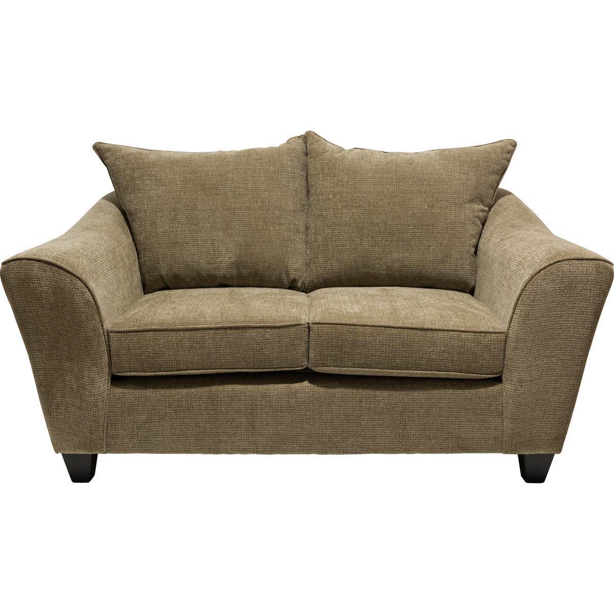 Minhas Furniture Stationary Fabric Loveseat 1075 Loveseat - Captive Brownstone IMAGE 2