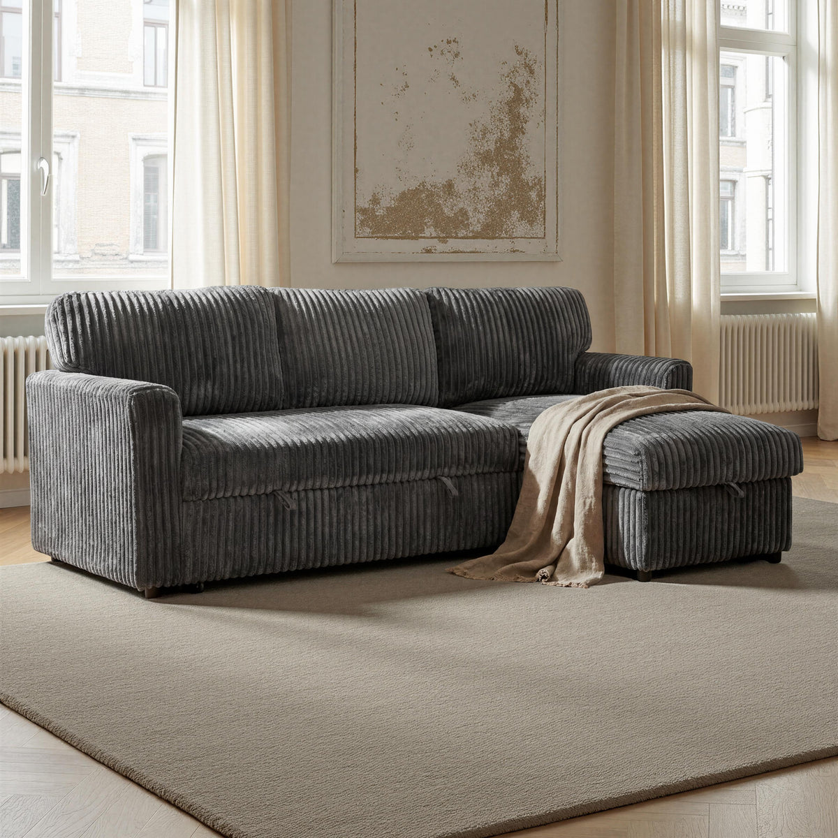 Primo International Arabella Sofabed - Opulence Dark Grey IMAGE 16