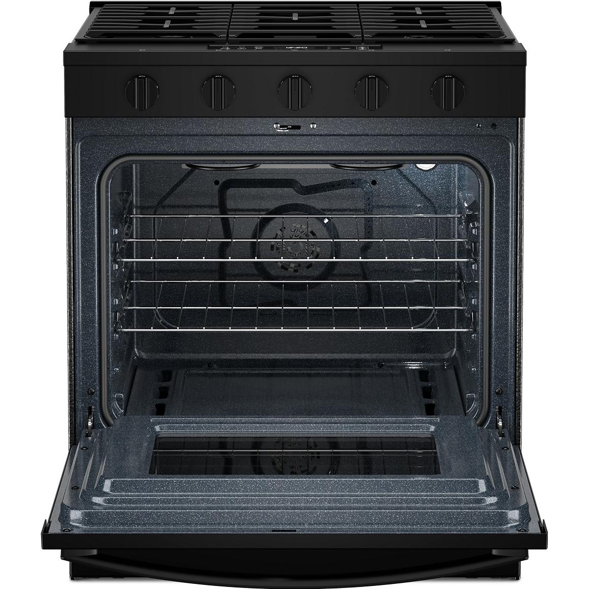 Whirlpool 30-inch Slide-In Gas Range with Wi-Fi WSGS5030SB IMAGE 2