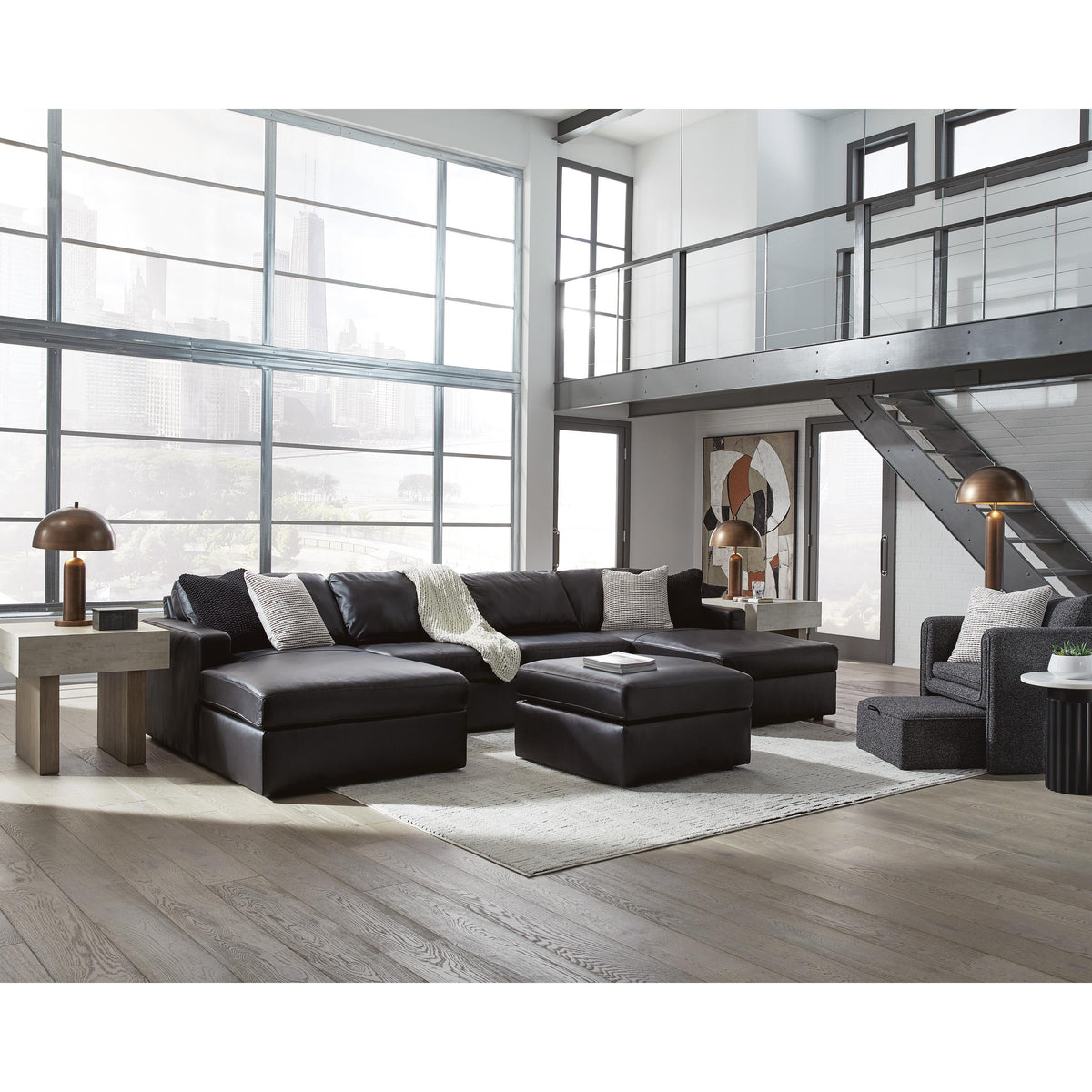 Signature Design by Ashley ModMax II 74305S19 4 pc Double Chaise Sectional IMAGE 6