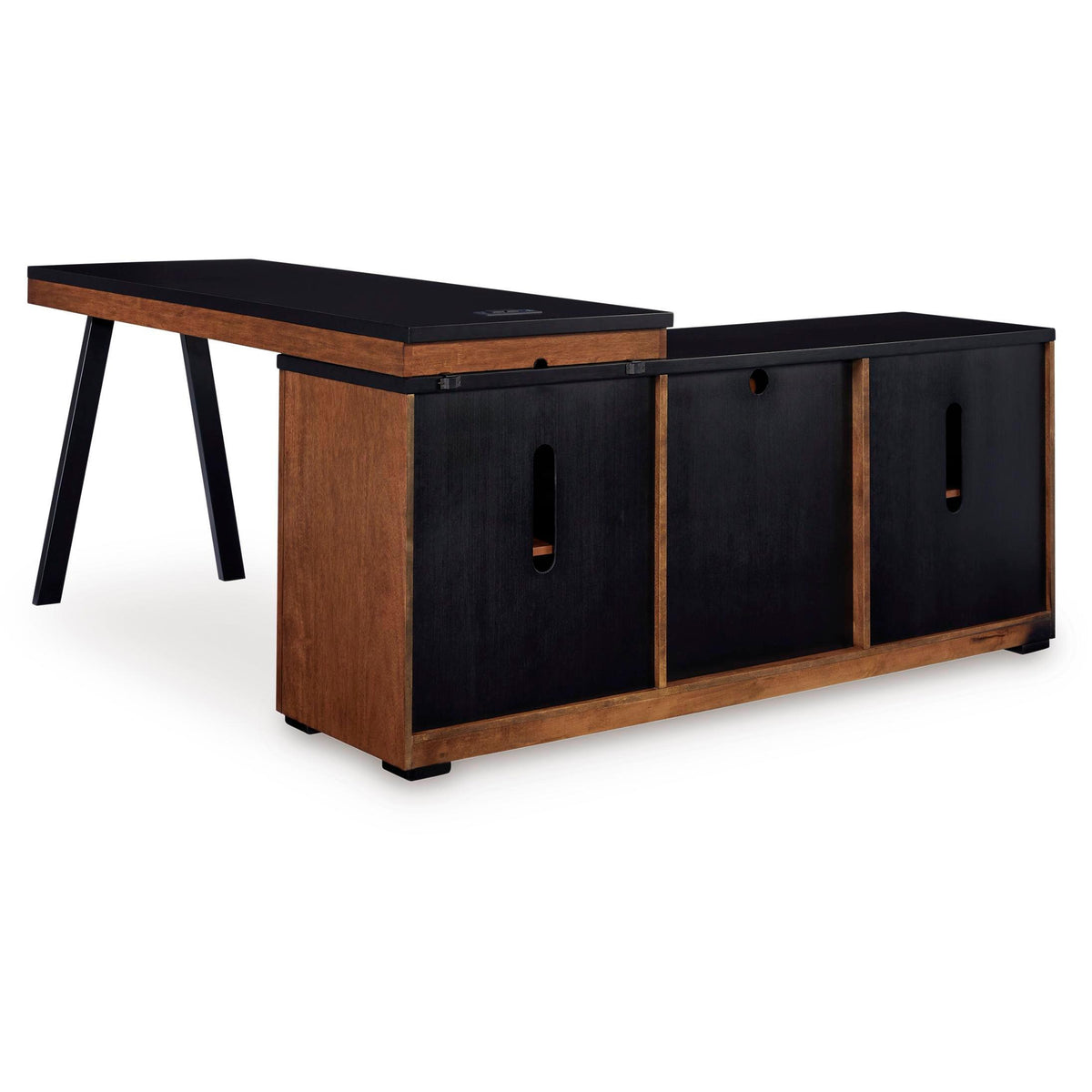 Signature Design by Ashley Kallari H737H1 Credenza with Desk Return IMAGE 5