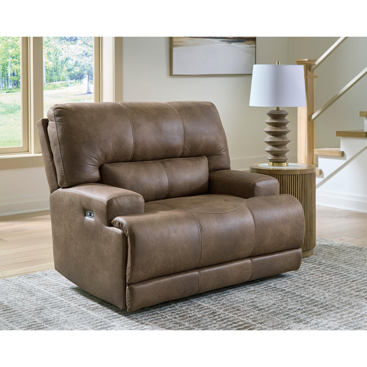Signature Design by Ashley Beckley Place PC9180282 Power Recliner with Adjustable Headrest IMAGE 5