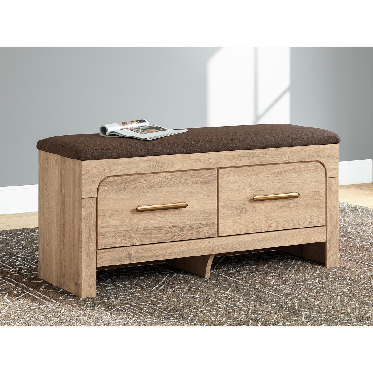 Signature Design by Ashley Kinlanni PCB1360-09 Bedroom Upholstered Storage Bench IMAGE 9