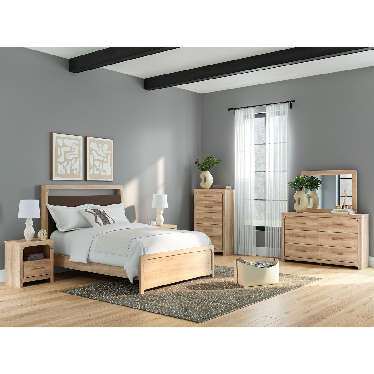 Signature Design by Ashley Kinlanni PCB1360B4 Queen Upholstered Panel Bed IMAGE 9
