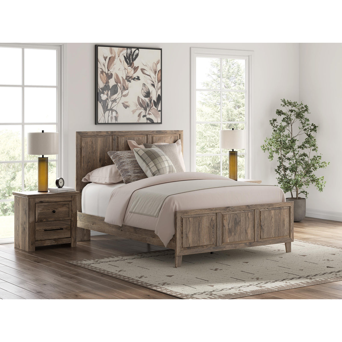 Signature Design by Ashley Rusticott PCB2260B2 Queen Panel Bed IMAGE 6