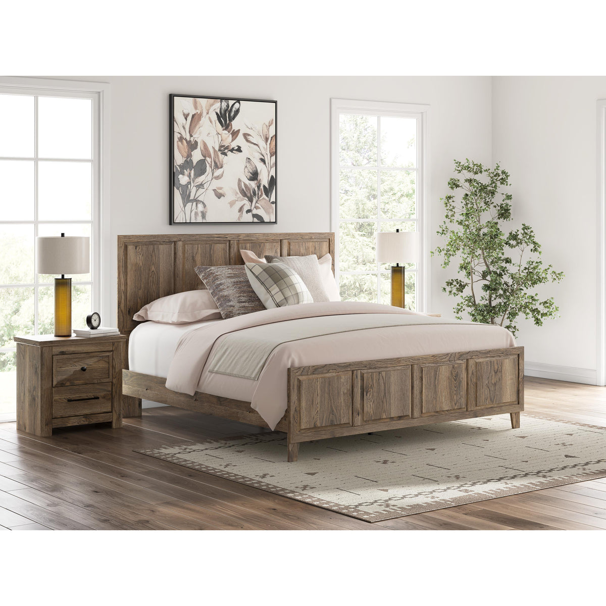 Signature Design by Ashley Rusticott PCB2260B6 King Panel Bed IMAGE 6