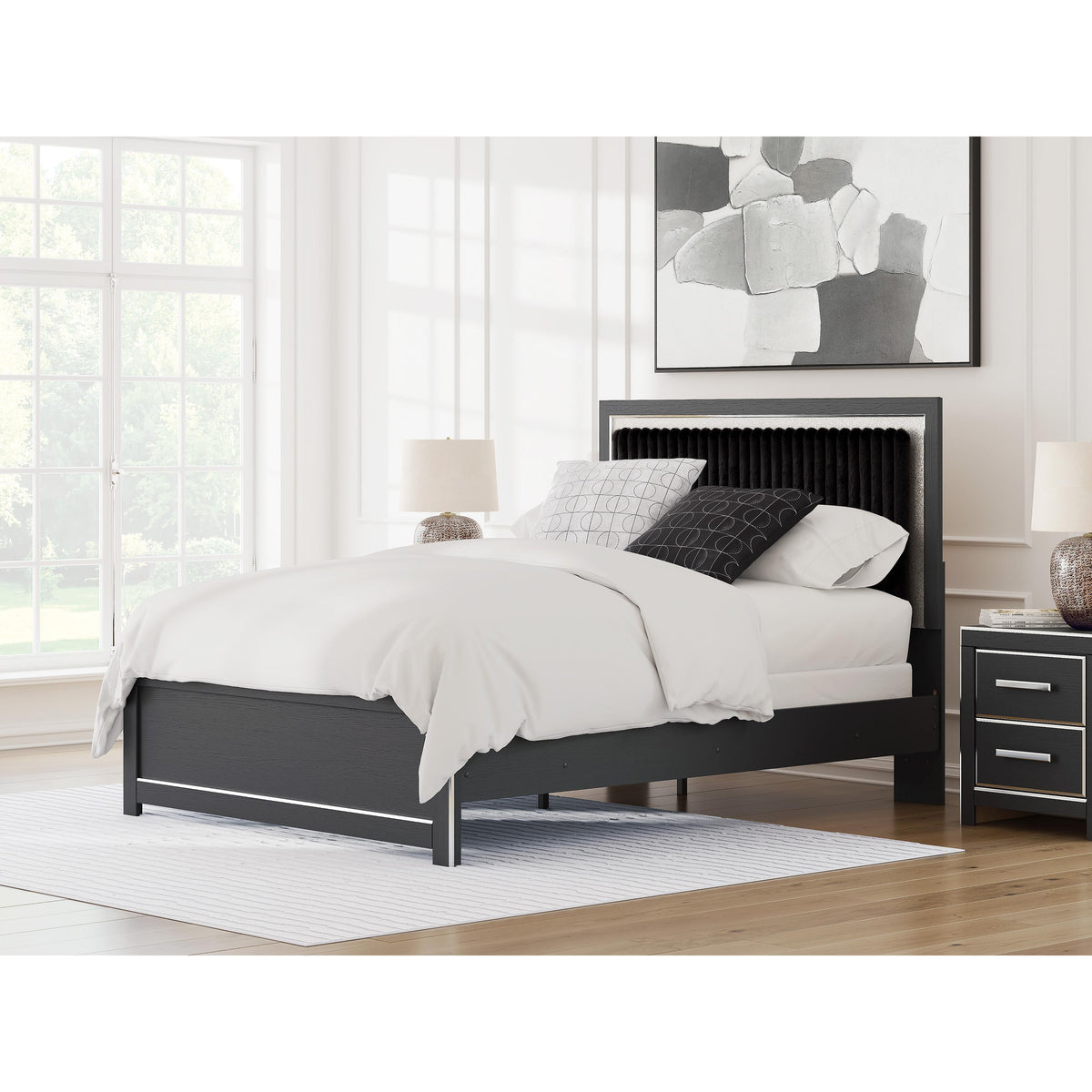 Signature Design by Ashley Zuraleus PCB3380B6 Queen Upholstered Panel Bed IMAGE 6