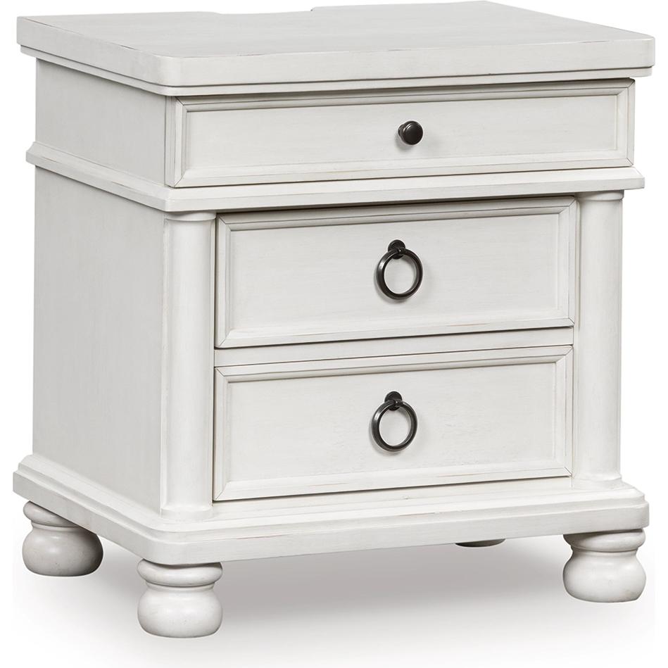 Signature Design by Ashley Rowlenstown PCB823-93 Three Drawer Night Stand IMAGE 1