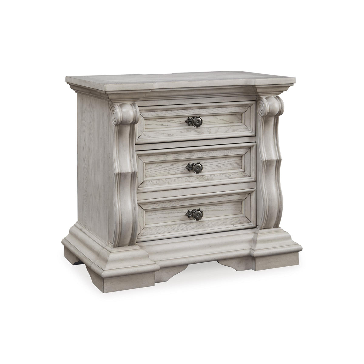 Signature Design by Ashley Bruchandi PCB948-93 Three Drawer Night Stand IMAGE 1