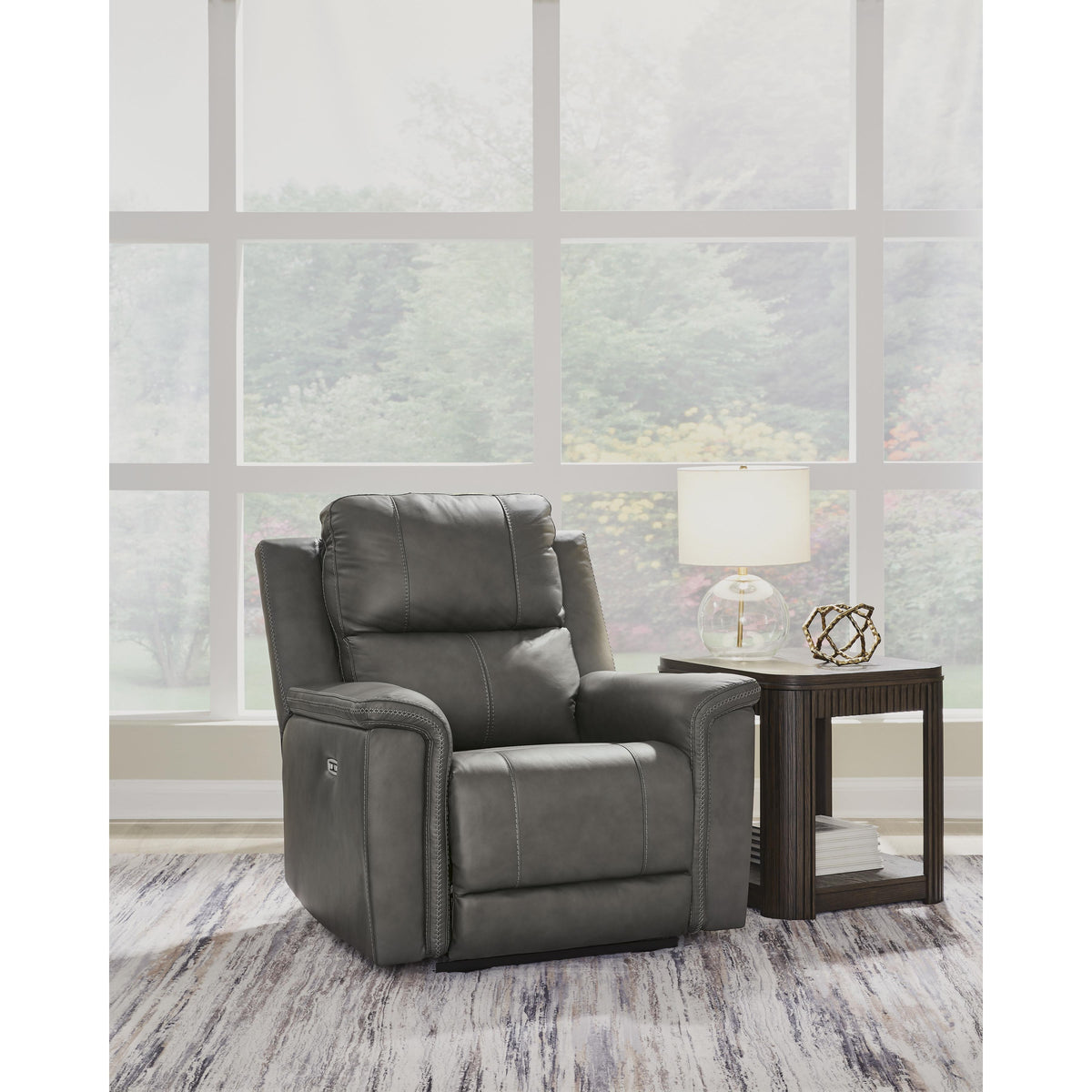 Signature Design by Ashley Bleckley PCU1200013 Power Recliner with Adjustable Headrest IMAGE 6