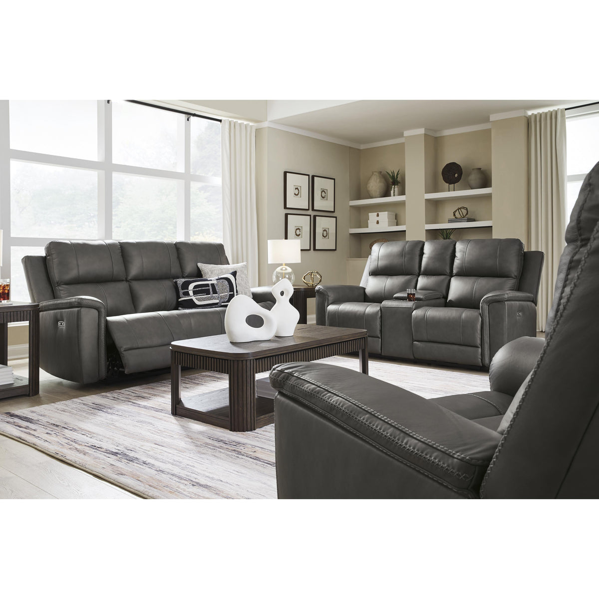 Signature Design by Ashley Bleckley PCU1200015 Power Reclining Sofa with Adjustable Headrest IMAGE 9