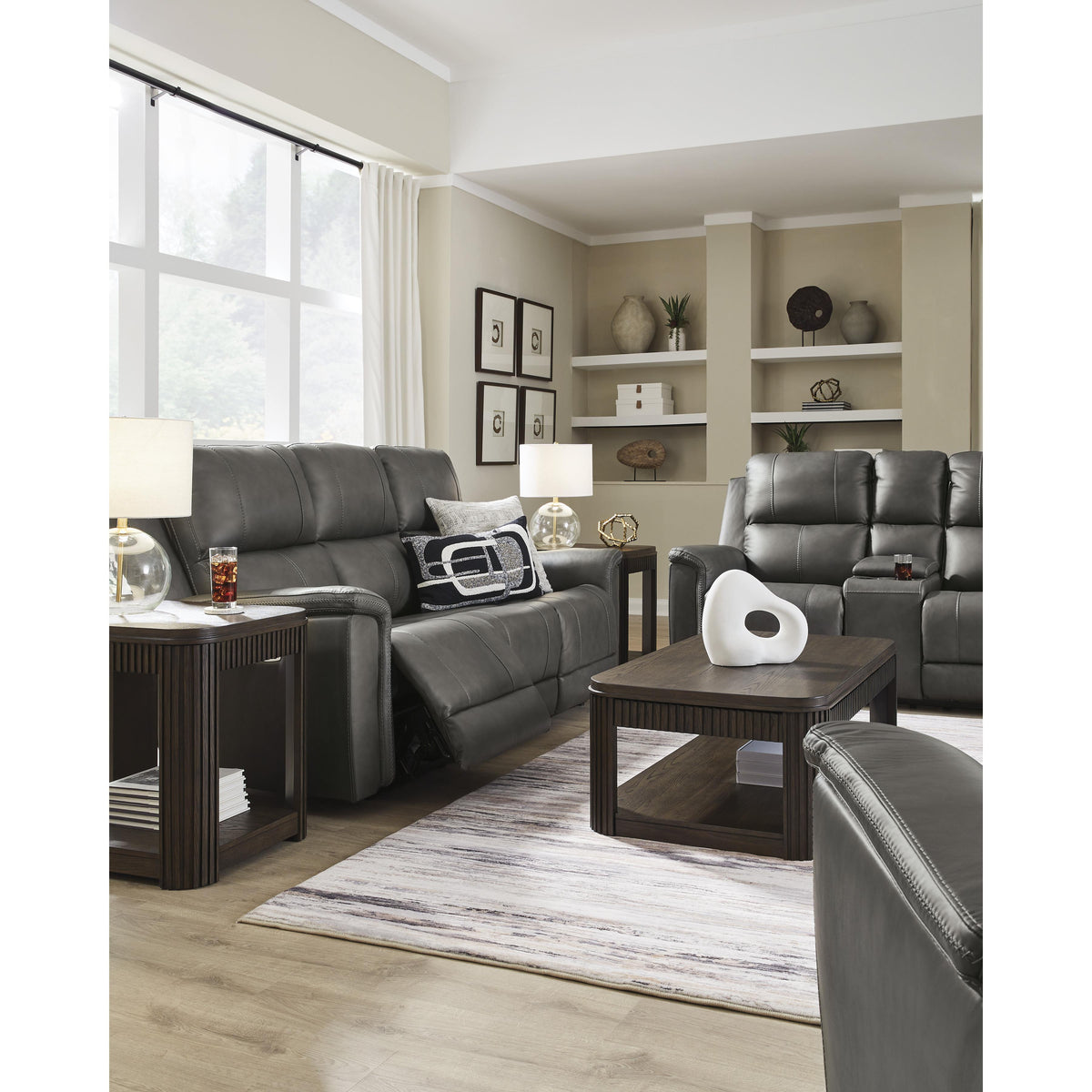 Signature Design by Ashley Bleckley PCU1200018 Power Reclining Loveseat with Console and Adjustable Headrest IMAGE 12