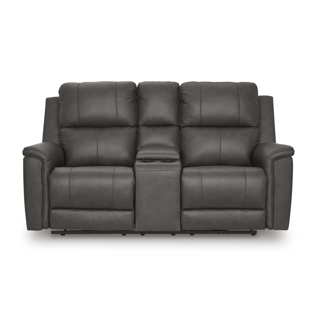 Signature Design by Ashley Bleckley PCU1200018 Power Reclining Loveseat with Console and Adjustable Headrest IMAGE 3