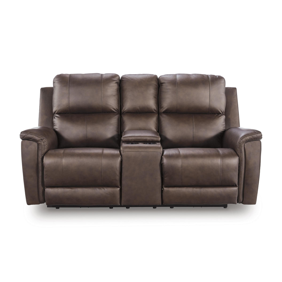 Signature Design by Ashley Bleckley PCU1200118 Power Reclining Loveseat with Console and Adjustable Headrest IMAGE 2